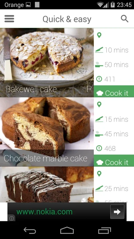 100 cakes & bakes recipes for Android - Baking Made Easy