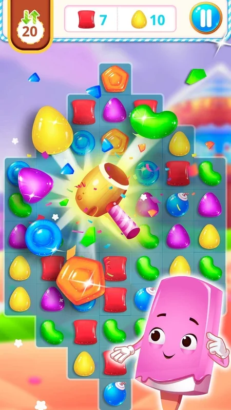 Lollipop World match 3 mania for Android: Exciting Match-3 Challenges