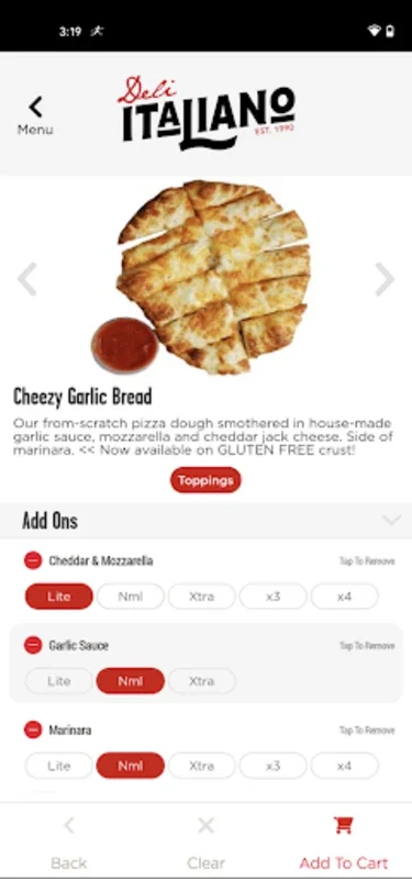 Deli Italiano for Android: Seamless Italian Food Ordering