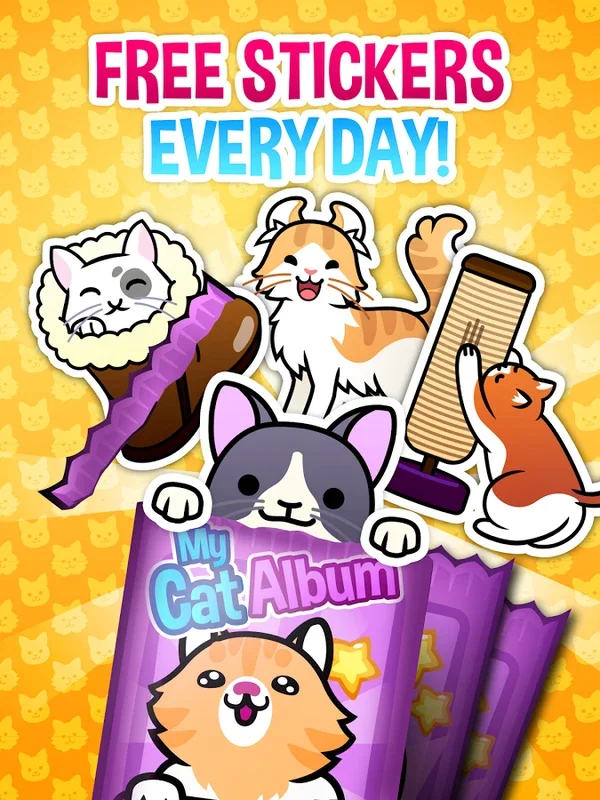 My Cat Album for Android - Engaging Virtual Sticker Fun