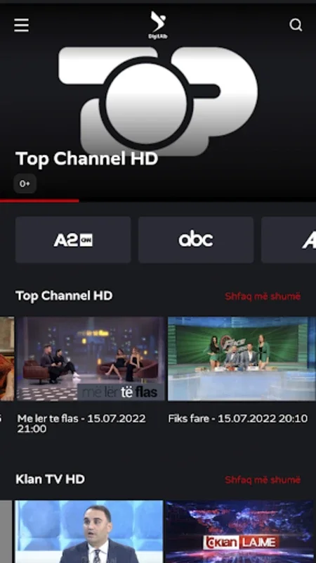 DigitAlb for Android - Access Albanian Channels & News