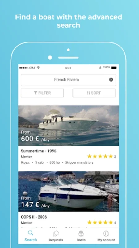 Samboat - Android's Premier Boat Rental Service