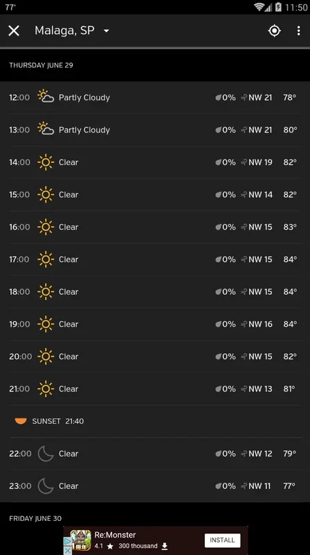 Storm for Android - Accurate Weather Forecast App