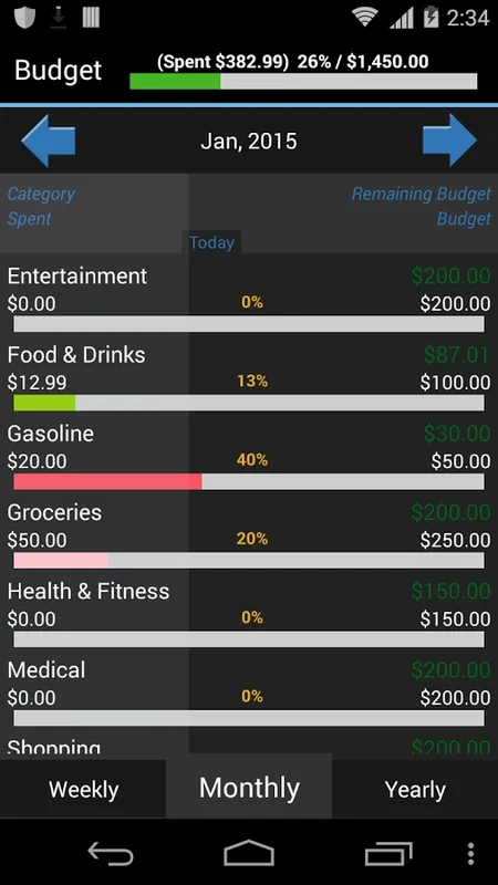 My Wallet for Android - Manage Your Finances