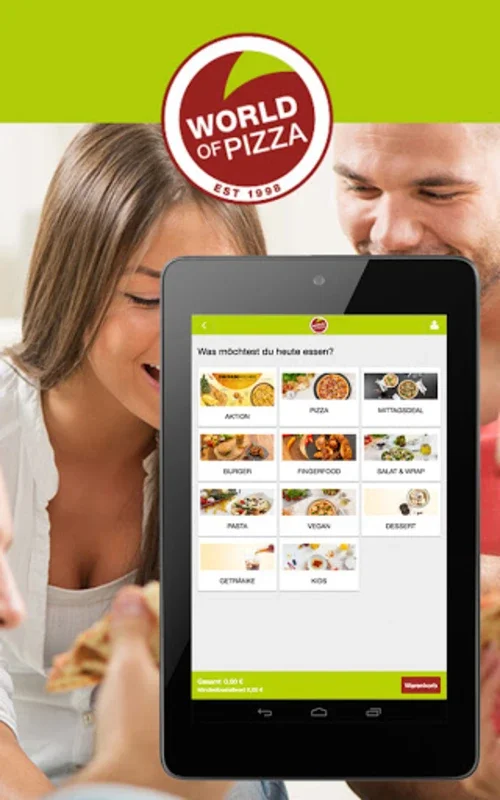 WORLD OF PIZZA for Android - Delicious Pizza at Your Doorstep