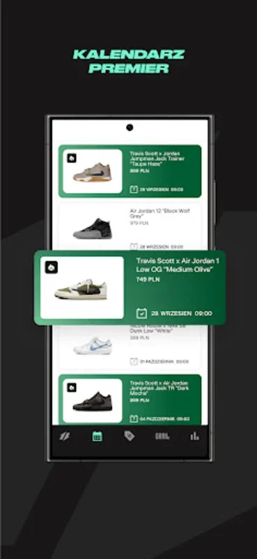 Grailz for Android - Manage Shoe Prices & Collections