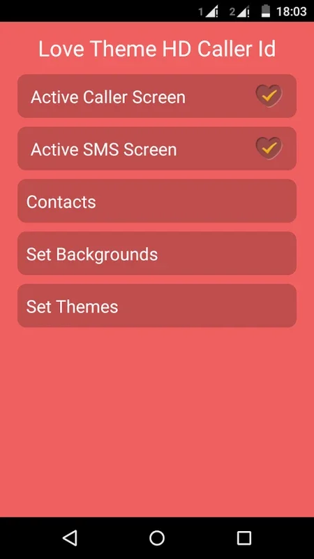 Love Theme HD Caller Id for Android - Personalize Caller Screens