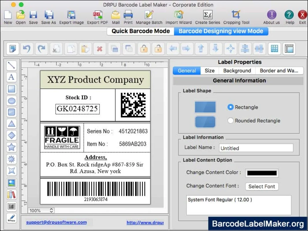 Mac Barcode Maker Software: Efficient Label Creator for Mac