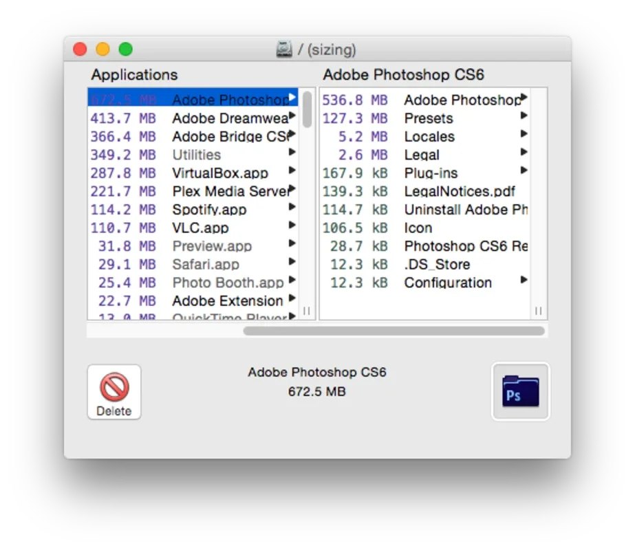 OmniDiskSweeper for Mac - Free Tool to Manage Hard Drive Space