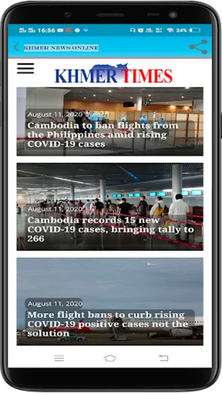 Khmer News Online for Android - Stay Informed Easily