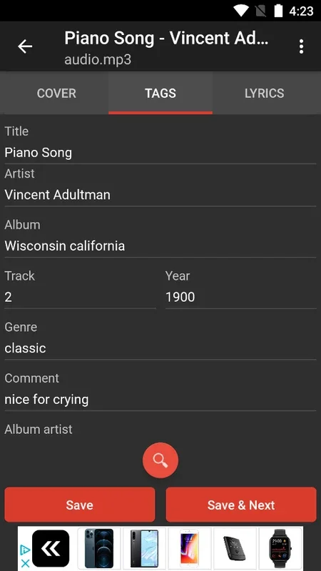 Zortam Mp3 Tag Editor for Android - Organize Your Music Tags