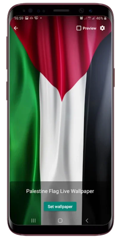 Palestine Flag Live Wallpaper for Android - Enhance Your Device