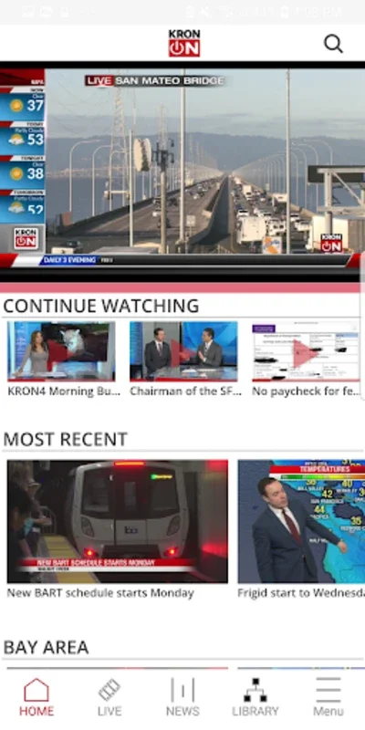 KRONon for Android: Live Bay Area News & More