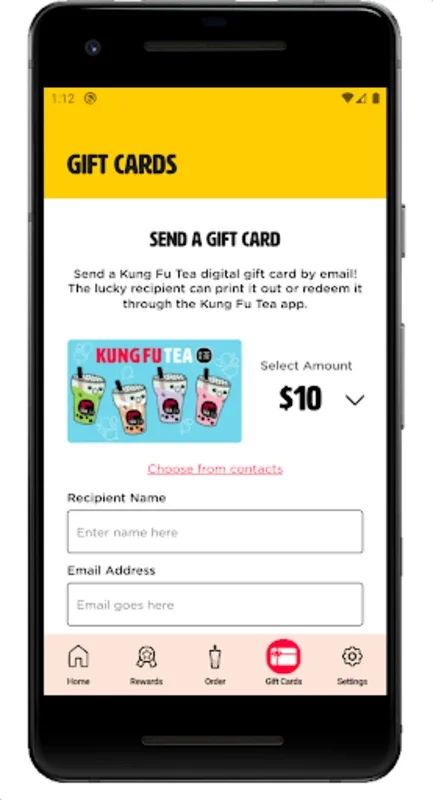 Kung Fu Tea for Android - Hassle - Free Bubble Tea Ordering