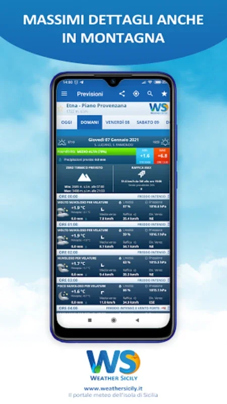 Weather Sicily for Android - Accurate Forecasts