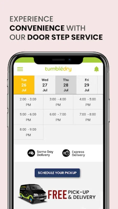 Tumbledry for Android - Efficient Laundry and Dry Cleaning App