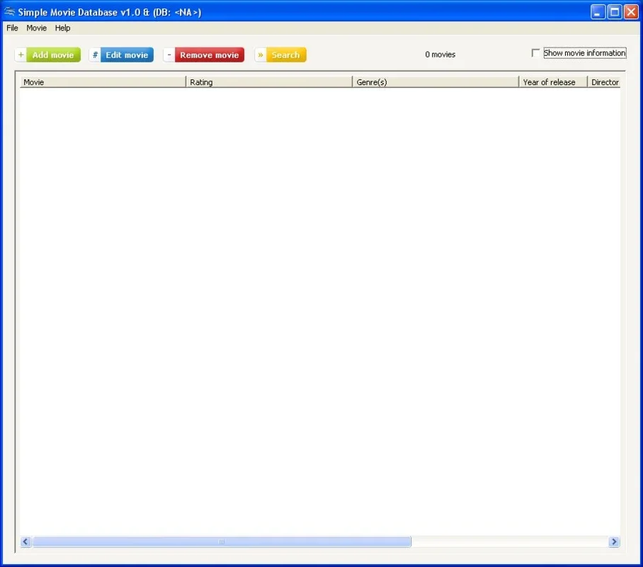 Simple Movie Database for Windows - Streamline Your Movie Collection