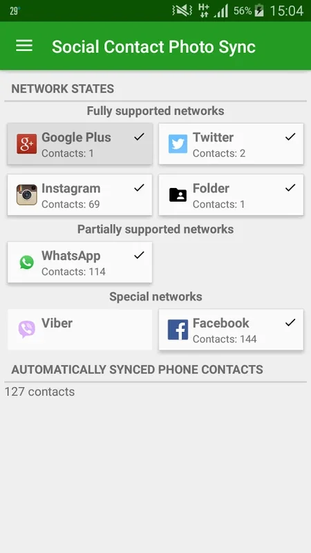 Social Contact Photo Sync for Android: Sync Photos Effortlessly