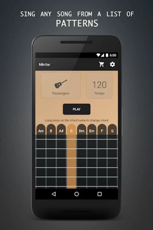 Minitar Acoustic Guitar Strums for Android - Realistic Strumming