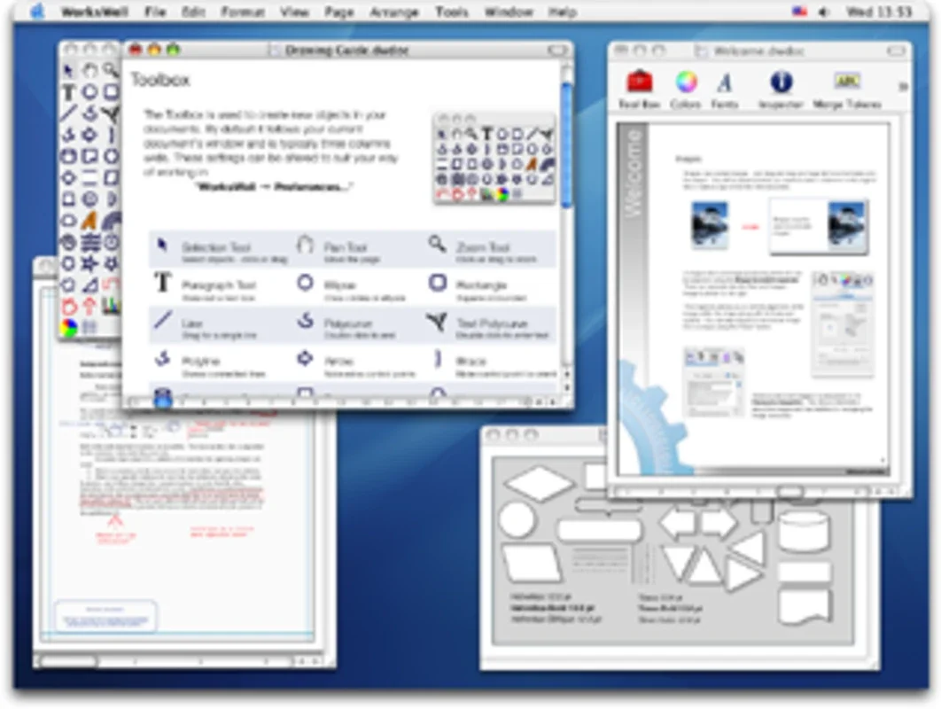 WorksWell for Mac - Create Docs with Diverse Graphics