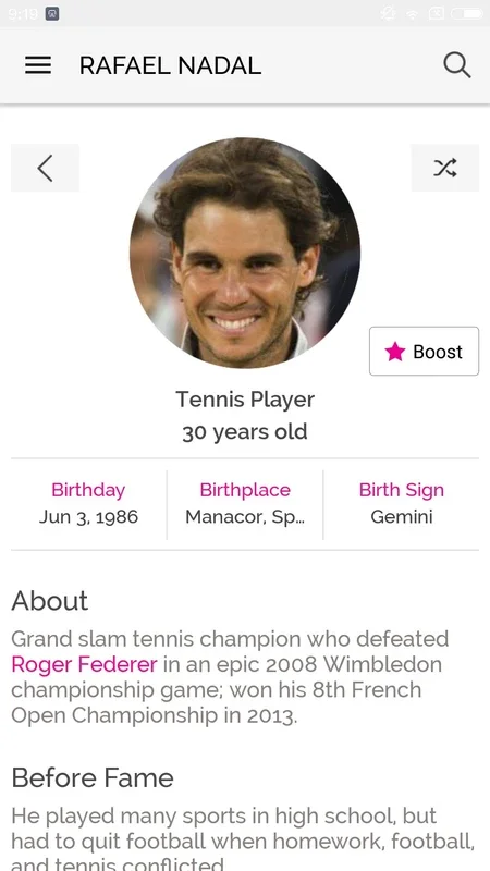 Famous Birthdays for Android - Discover Celebrity Birthdays