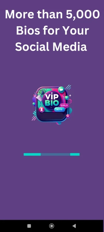 Vip Bio - For Boys & Girls for Android: Over 5000 Bios for Online Presence