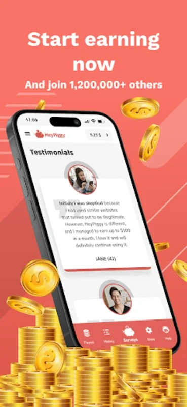 heypiggy for Android - Earn Rewards via Surveys