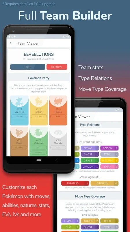 dataDex for Android - Your Pokémon Encyclopedia