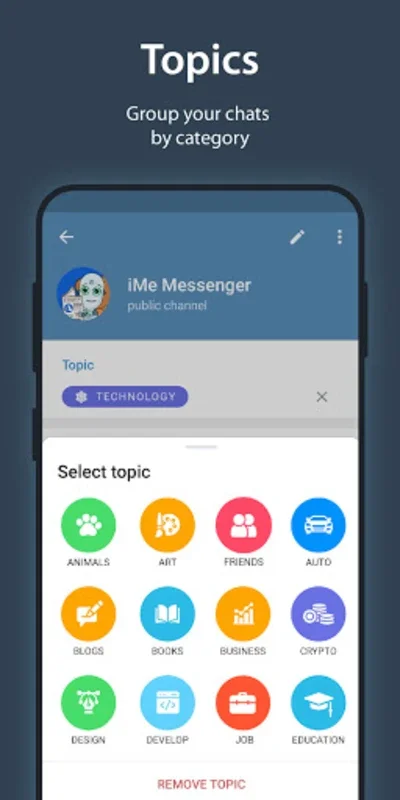 iMe Messenger & Crypto Wallet for Android - No Downloading Required