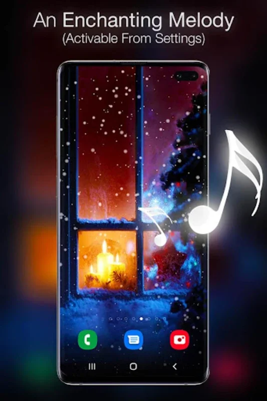 Christmas Live Wallpaper for Android - Customizable Joy