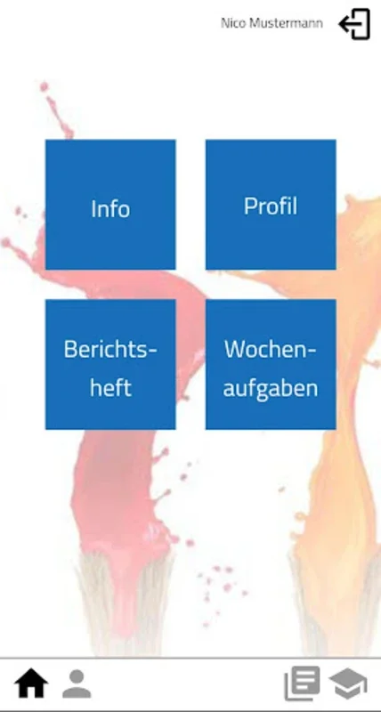 Berichtsheft Farbe for Android - Streamlined Training Log