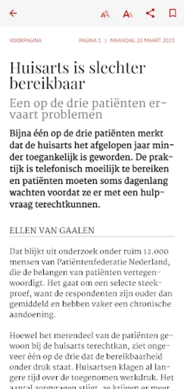 Algemeen Dagblad for Android: Stay Informed