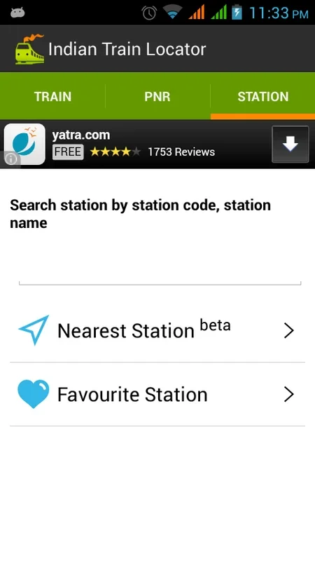 Indian Train Locator for Android - Track Trains Easily