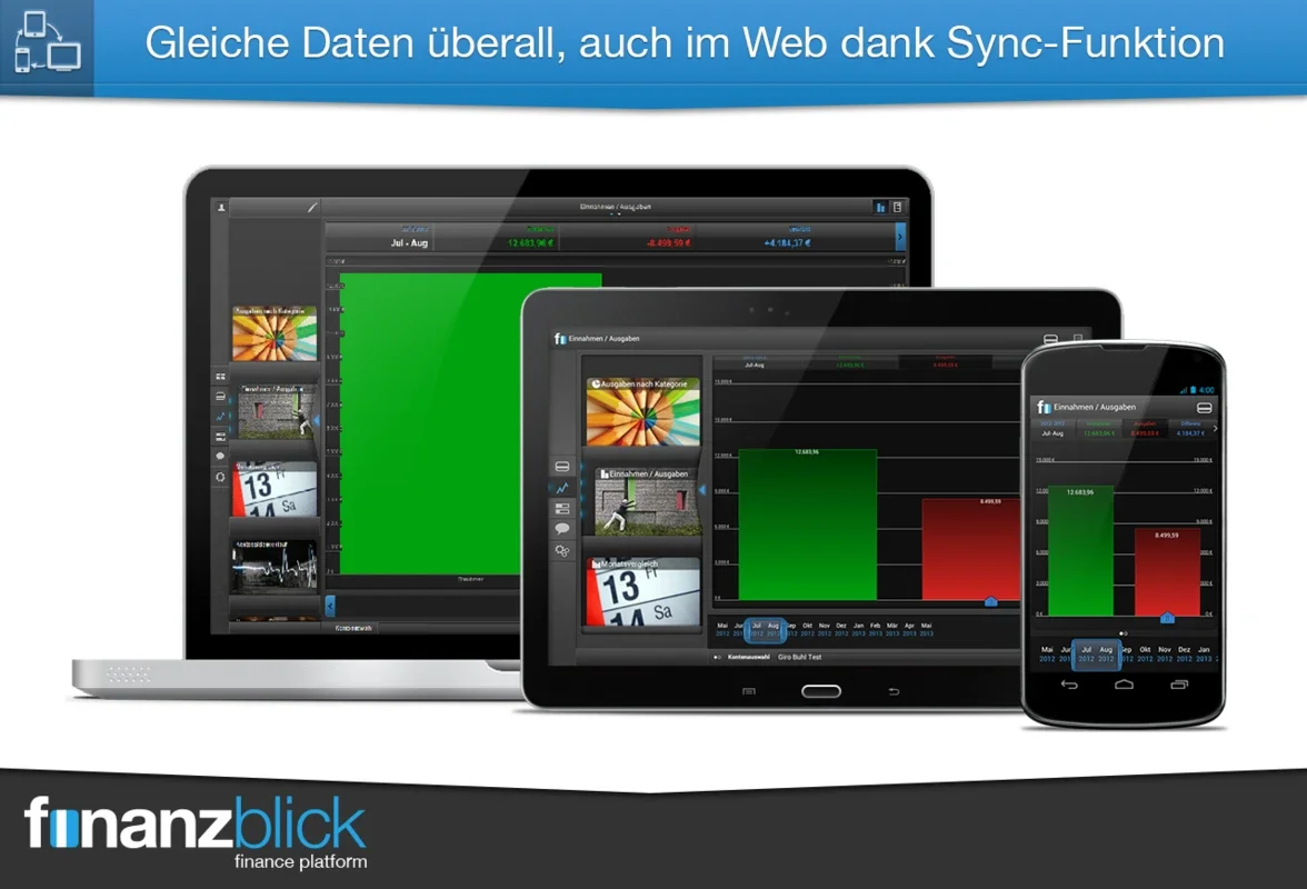 finanzblick for Android - Comprehensive Financial Management