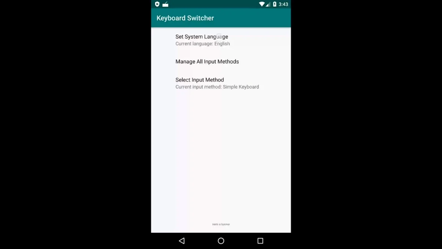 Keyboard Switcher for Android - Effortless Keyboard Switching