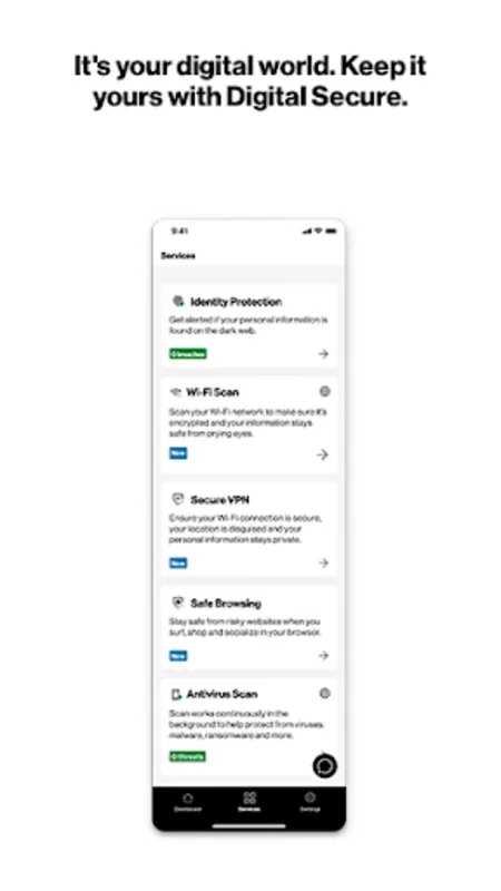 Digital Secure for Android - Secure Your Digital Life