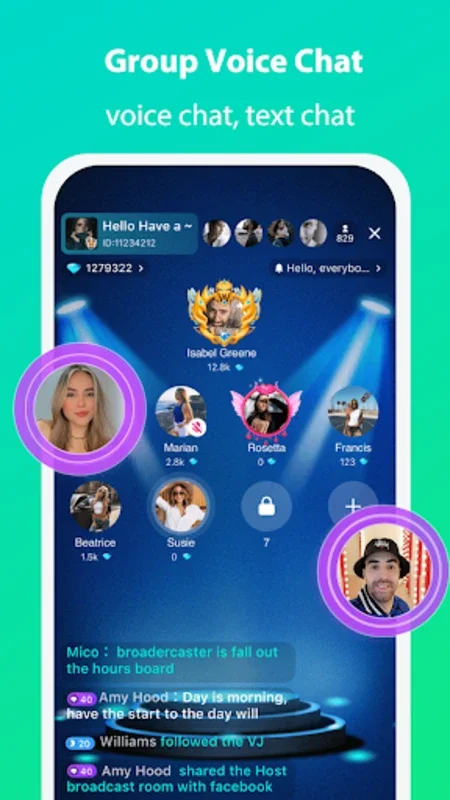 Halla - Group Voice Chat Rooms for Android: Secure Social Connection