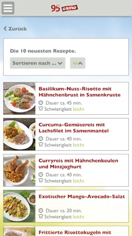 GEFRO Rezepte for Android: Explore Delicious Recipes