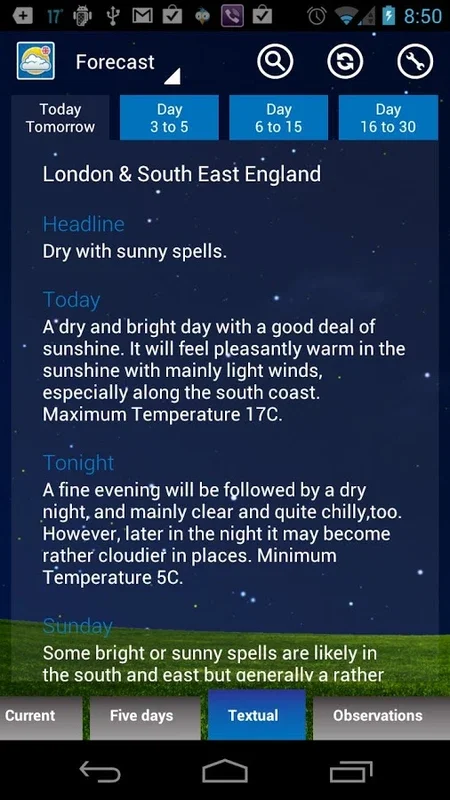 UK Weather for Android - Reliable Forecasts & Alerts