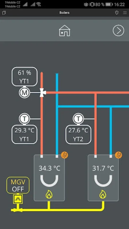 Merbon Menu Reader for Android - Manage HVAC Remotely