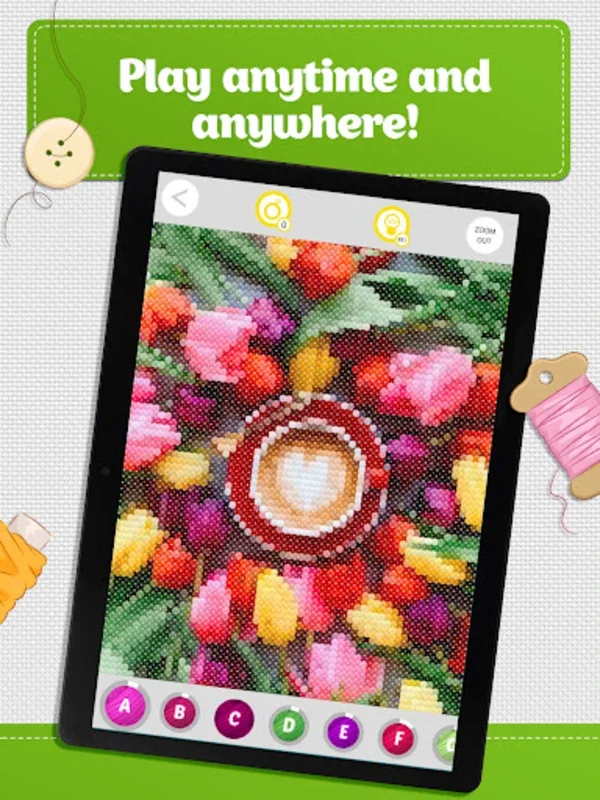 Cross Stitch Coloring Art for Android - Download the APK from AppHuts