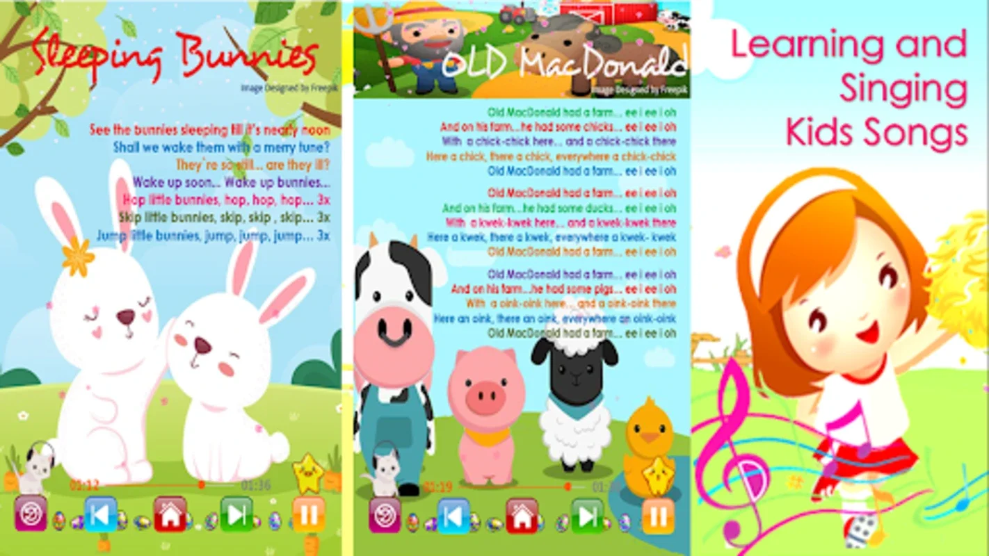 Kids Songs for Android - Offline Educational and Entertaining