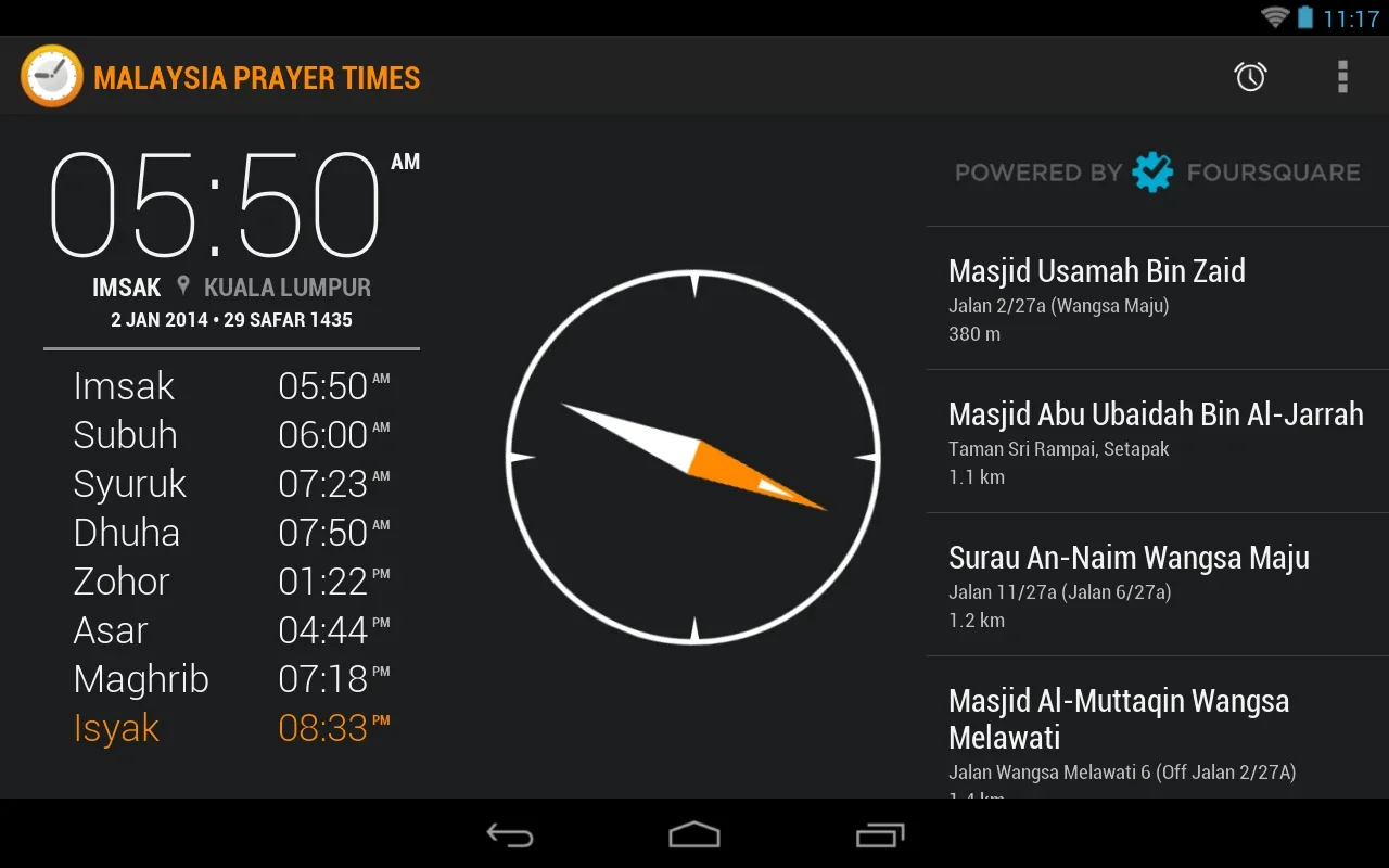 Malaysia Prayer Times for Android: Accurate Prayer Schedules