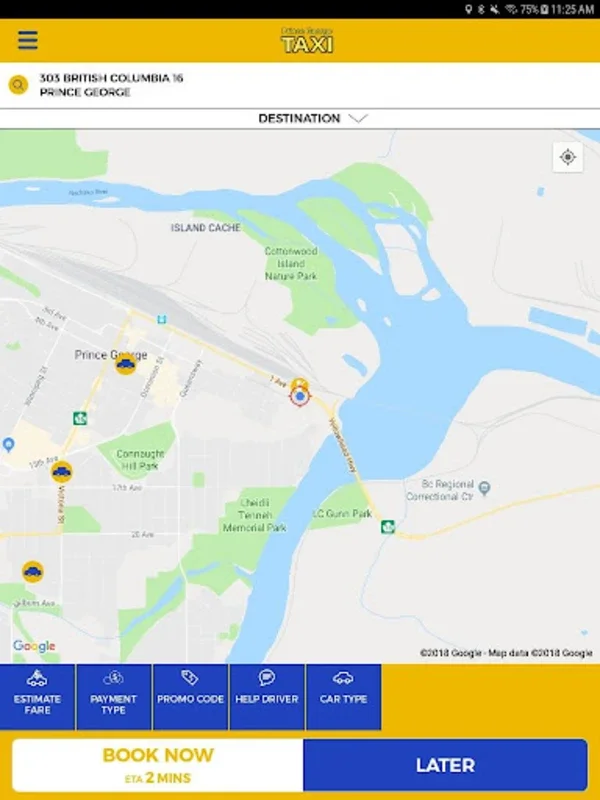 Prince George Taxi for Android - Seamless Ride Booking