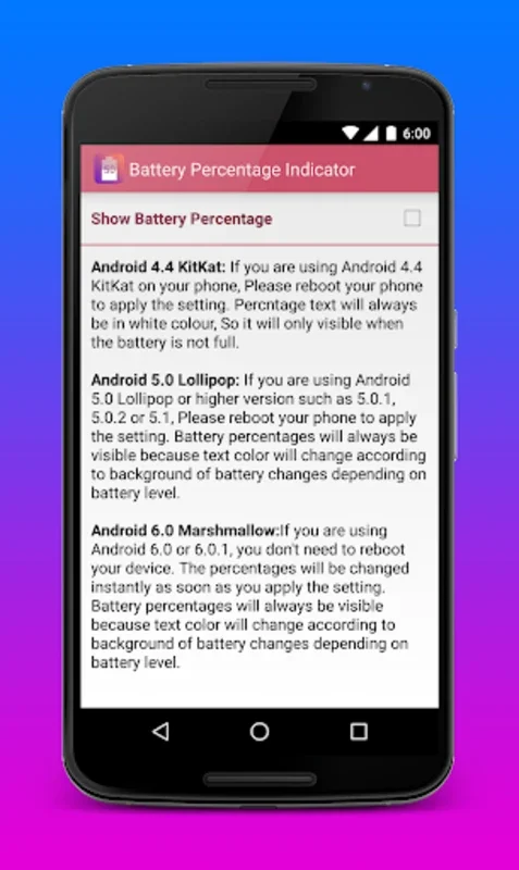 Battery Percentage Indicator for Android: Accurate Battery Monitoring