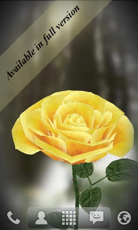 3D Rose Live Wallpaper Free for Android - An Interactive Visual Experience