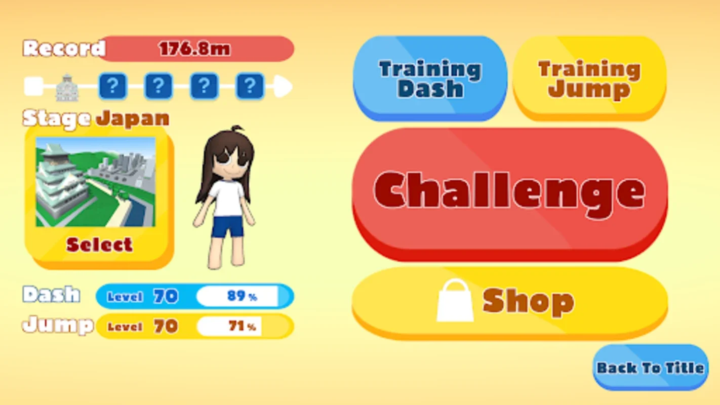 超絶！走り幅跳び for Android - Simple Two - Button Athletic Game