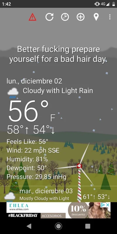 What The Forecast for Android - Check Global Weather Easily