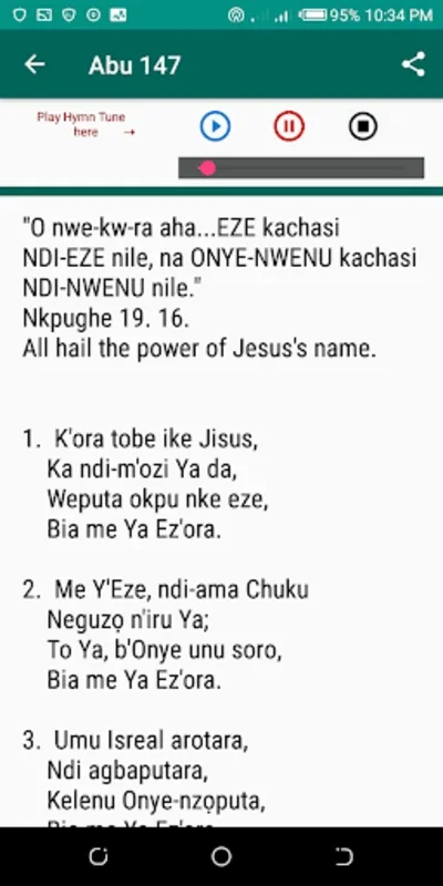 Ekpere Na Abu Audio Tunes for Android - Rich Igbo Hymnal Experience