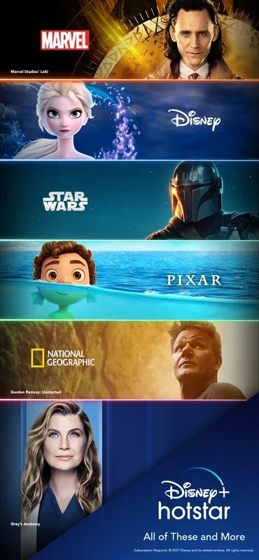 Disney+ Hotstar for Android: Stream Disney, Pixar, Marvel, and More